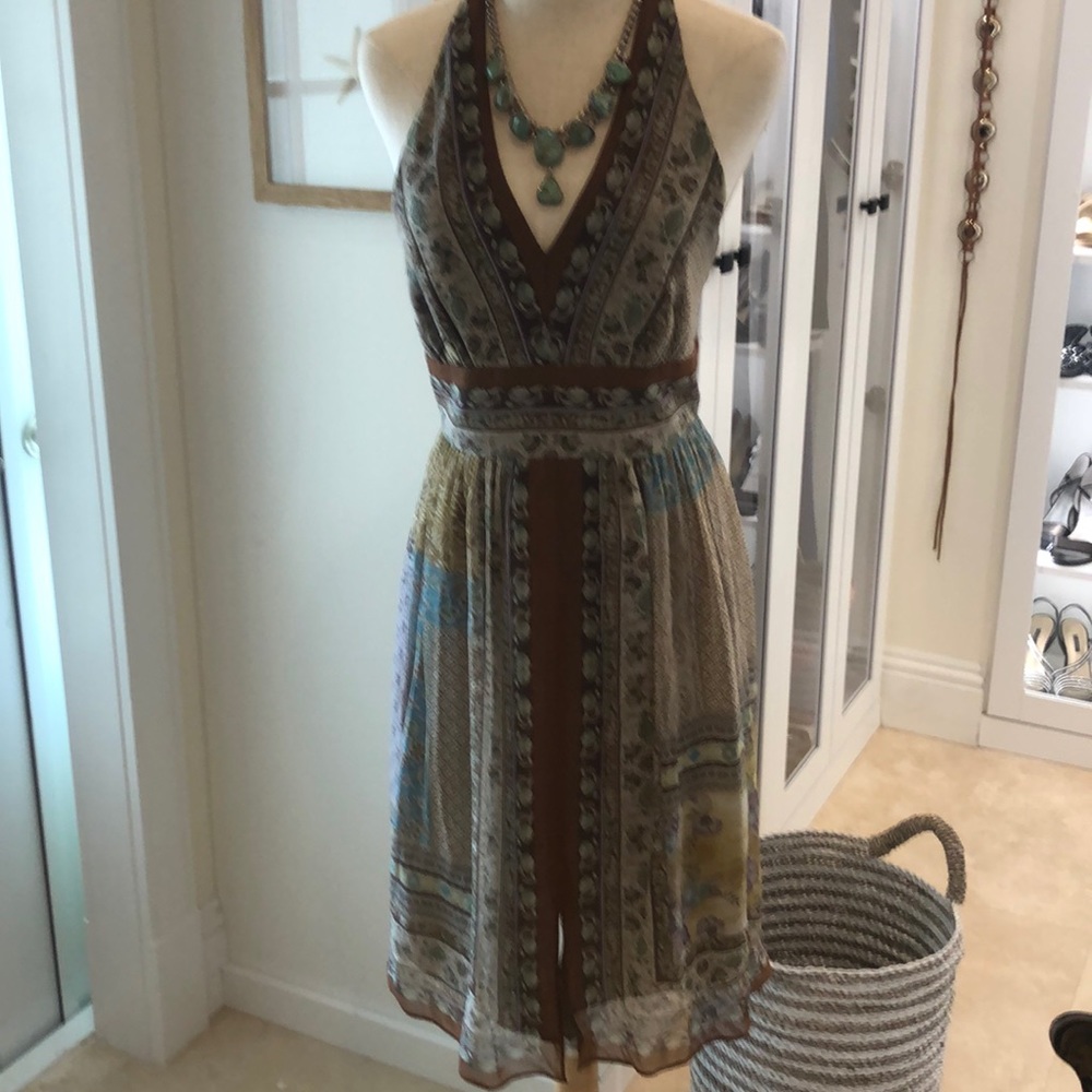 Silk Jones NY sundress, gorgeous floral pattern!
